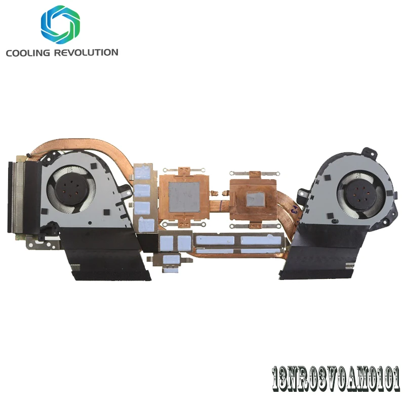 Ventola Del Dissipatore Di Calore Del Computer Portatile Per Asus Rog Zephyrus G15 Ga502Iu 13Nr03V0Am0101