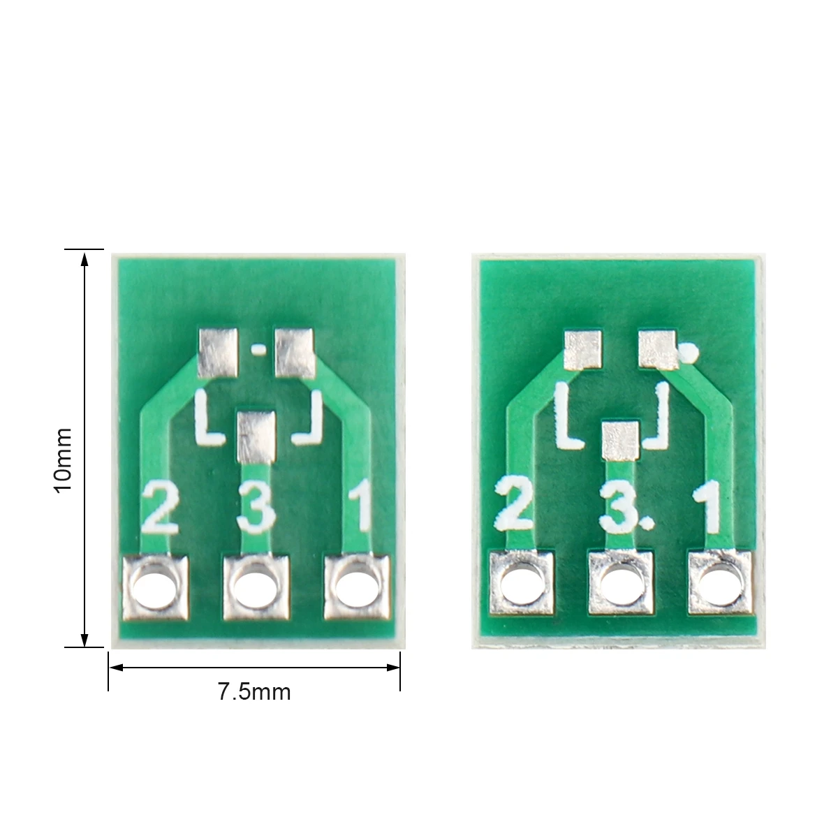 10pcs SOT23 patch to direct-plug transistor SOT-23-3 to SIP/ field effect MOS tube/regulator tube