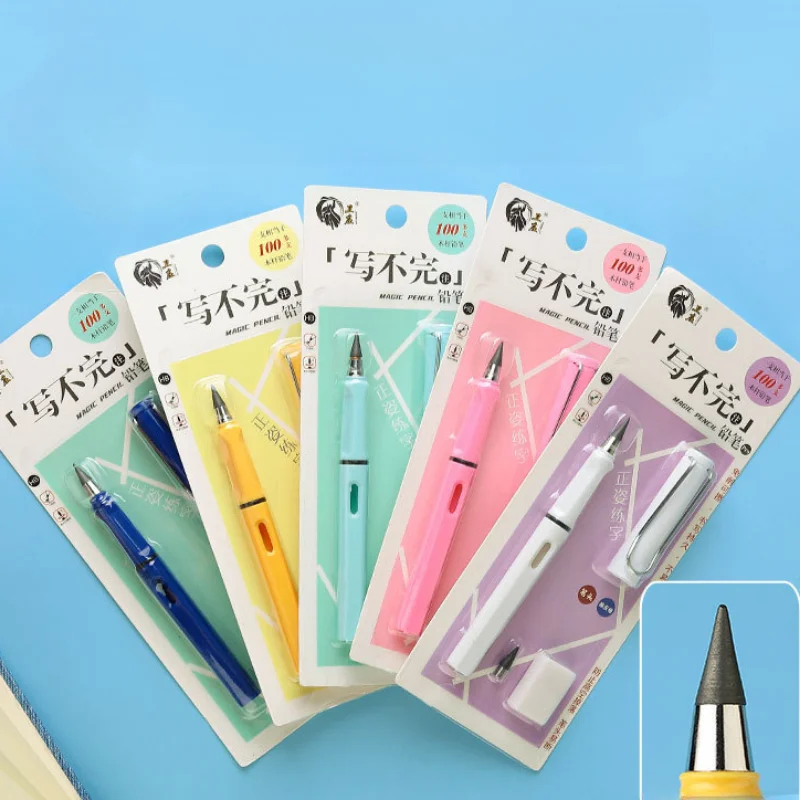 

Kids Unlimited Eternal New Pencil No Ink Write HB Pencil for Writing Art Sketch Painting Drawing Pencil Set School Stationery