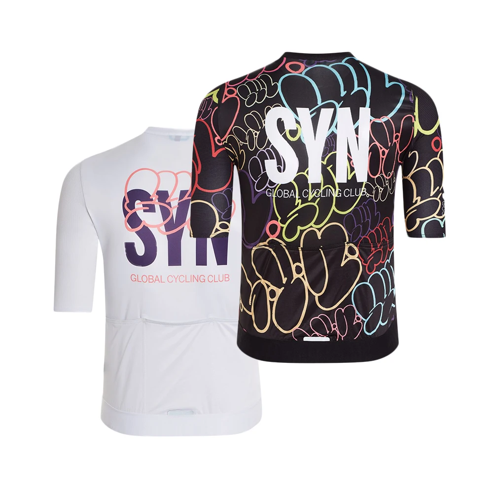 SYN summer Cycling Jersey MTB Road Bicycle Shirt High Quality Pro Team Short Sleeve Bike Clothes Maillot Ciclismo Hombre 2