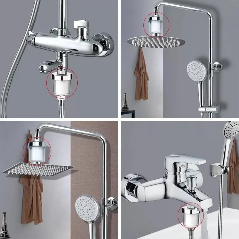 Water Faucet Filter Universal Faucet Filter Water Outlet Purifier Kits For Kitchen Bathroom Shower