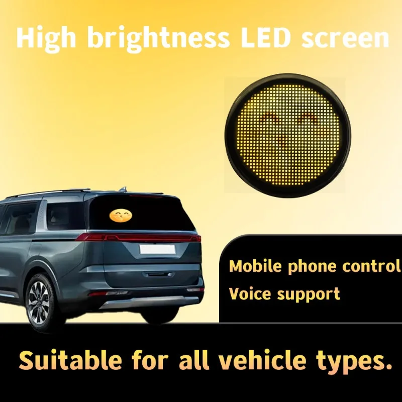 New Car Rear Window Led Expression Light APP Control Rear Windshield ...