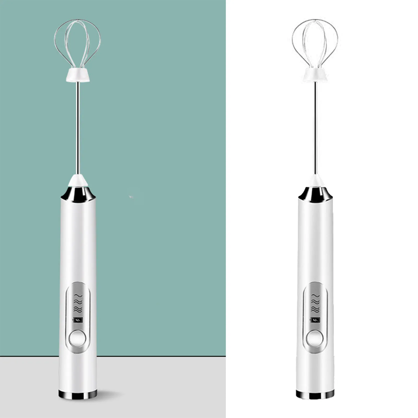 Wireless Electric Milk Frother Egg Beater Handheld Coffee Blender Milk Shaker Mixer Foamer Food Blender 6