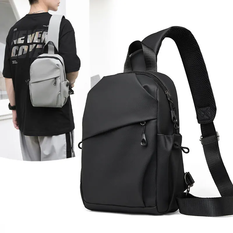 

Men‘s New Trendy Casual Shoulder Bag Leisure Travel Sports Outdoor Pack Messenger Crossbody Sling Chest Bag Pack For Male Female
