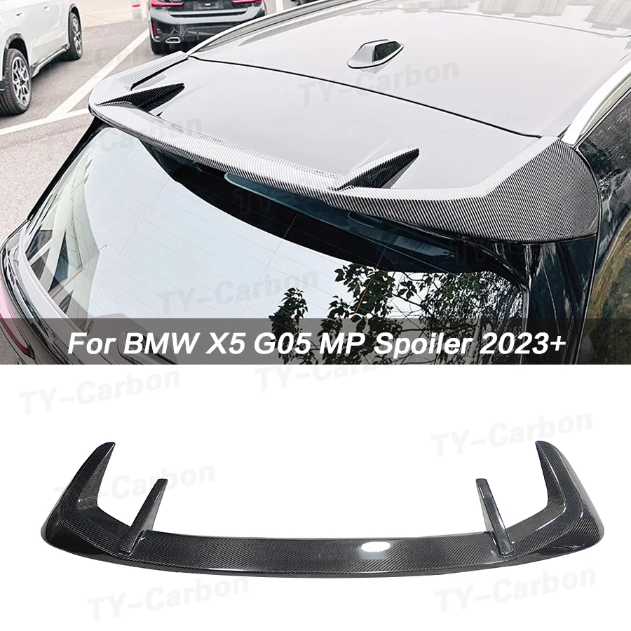 

Rear Roof Spoiler Wing for BMW X5 G05 LCI M Sport 4-Door 2023+ Car Rear Trunk Roof Boot Lip Wing Spoiler Real Carbon Fiber