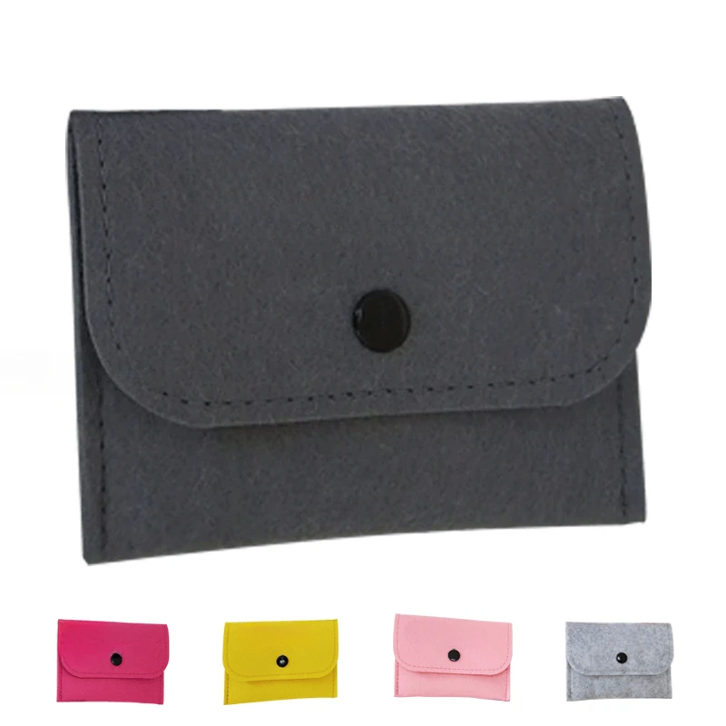 Unisex Felt Coin Purse Bag Women Girls Mini Zipper Coin Wallet Case Casual Square Money Change Card Key Holder Pouch 3 Unisex Felt Coin Purse Bag Women Girls Mini Zipper Coin Wallet Case Casual Square Money Change Card Key Holder Pouch 3