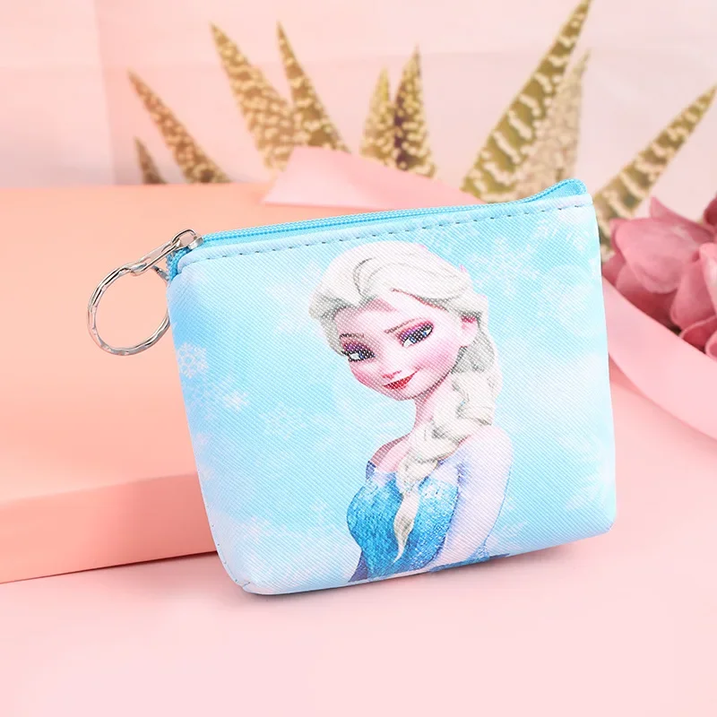 Disney Girl Wallet School Fashion Cartoon Frozen Series Coin Wallet