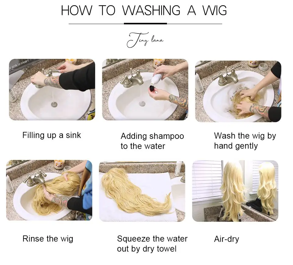 Black Wave Wigs for Women Long Natural Curly Wig Middle Part Synthetic Wig Heat Resistant Hair Daily Party Use_voghion.com