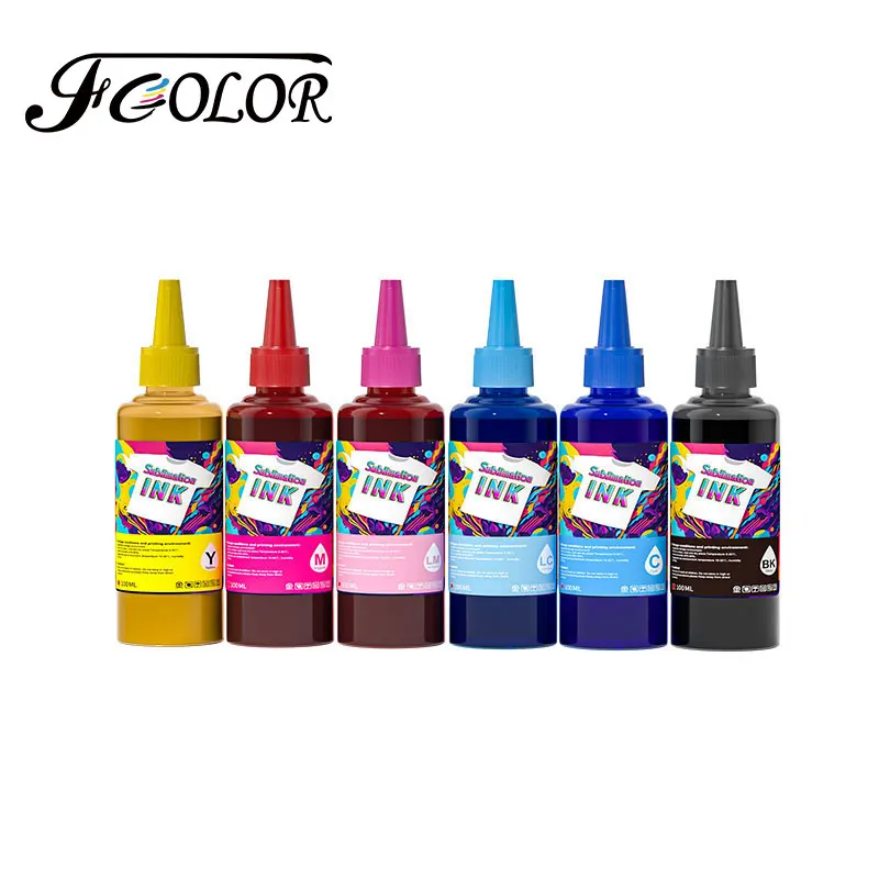 

4-6 Bottles 100ML Universal Inkjet Sublimation Ink For Epson Desktop Printer Heat Transfer Ink for Mug Cup T-Shirt Printing