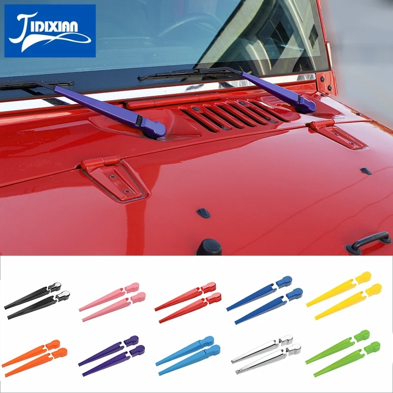 JIDIXIAN Car Front Window Windshield Wiper Arm Blade Decoration Cover for Jeep  Wrangler JK 2007 2017 Exteropr Accessories|jeep wrangler exterior|jeep  wrangler wiperjeep windshield wipers - AliExpress
