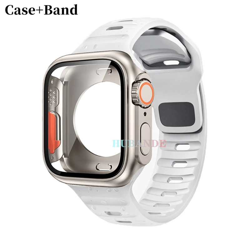 Ultra Silicone Strap and Protective Case with Screen Guard