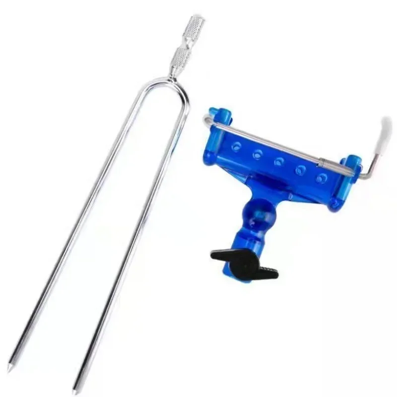 Fishing Rod Ground Insertion Bracket with Rod Drop Lock and Lift Unlock fishing rod bracket fishing rod support fishing rod rest fishing rod holder 1pc