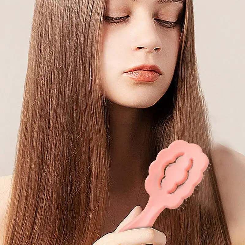 Hairbrush For Women Blow Dryer Comb Massage Combs Hollow Out Wet Curly Hair Vented Brushes Hair Styling Tools Rib Comb For Women