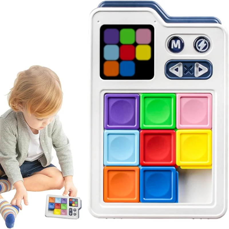 Juego de bloques inteligentes Super Slide Huarong Road 1000 + rompecabezas nivelados para niños juguetes interactivos antiestrés