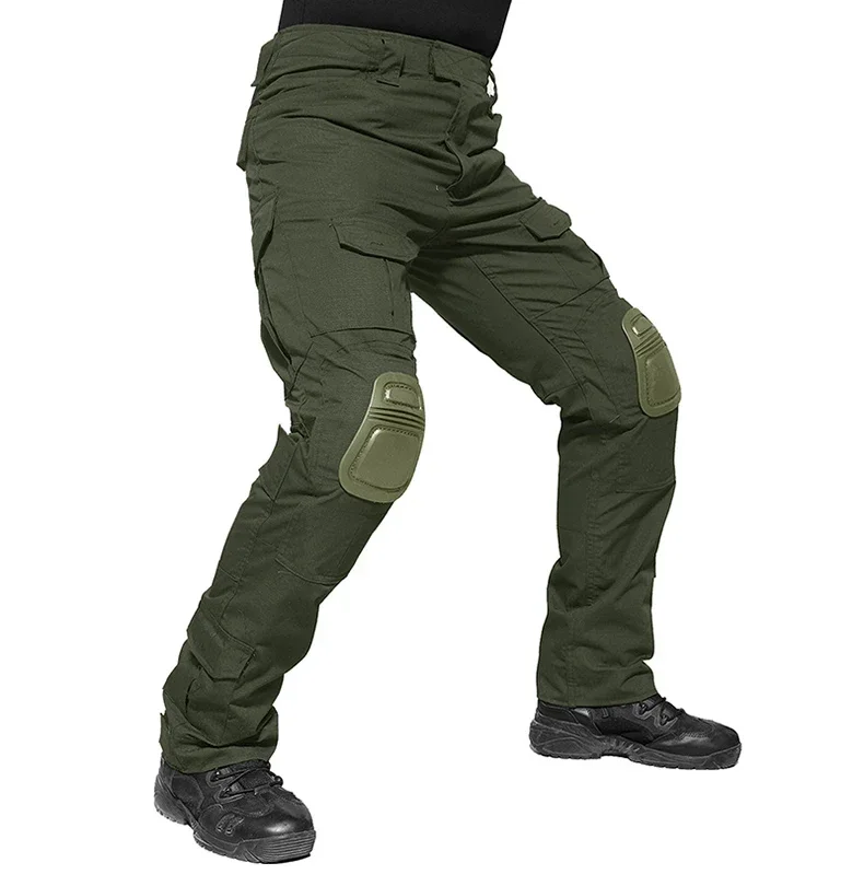 Hiking Airsoft Hunting Suits Military Uniform Camouflage Tactical Combat Shirts Hunting Clothes Clothes Shirts+Pants with Pads 3