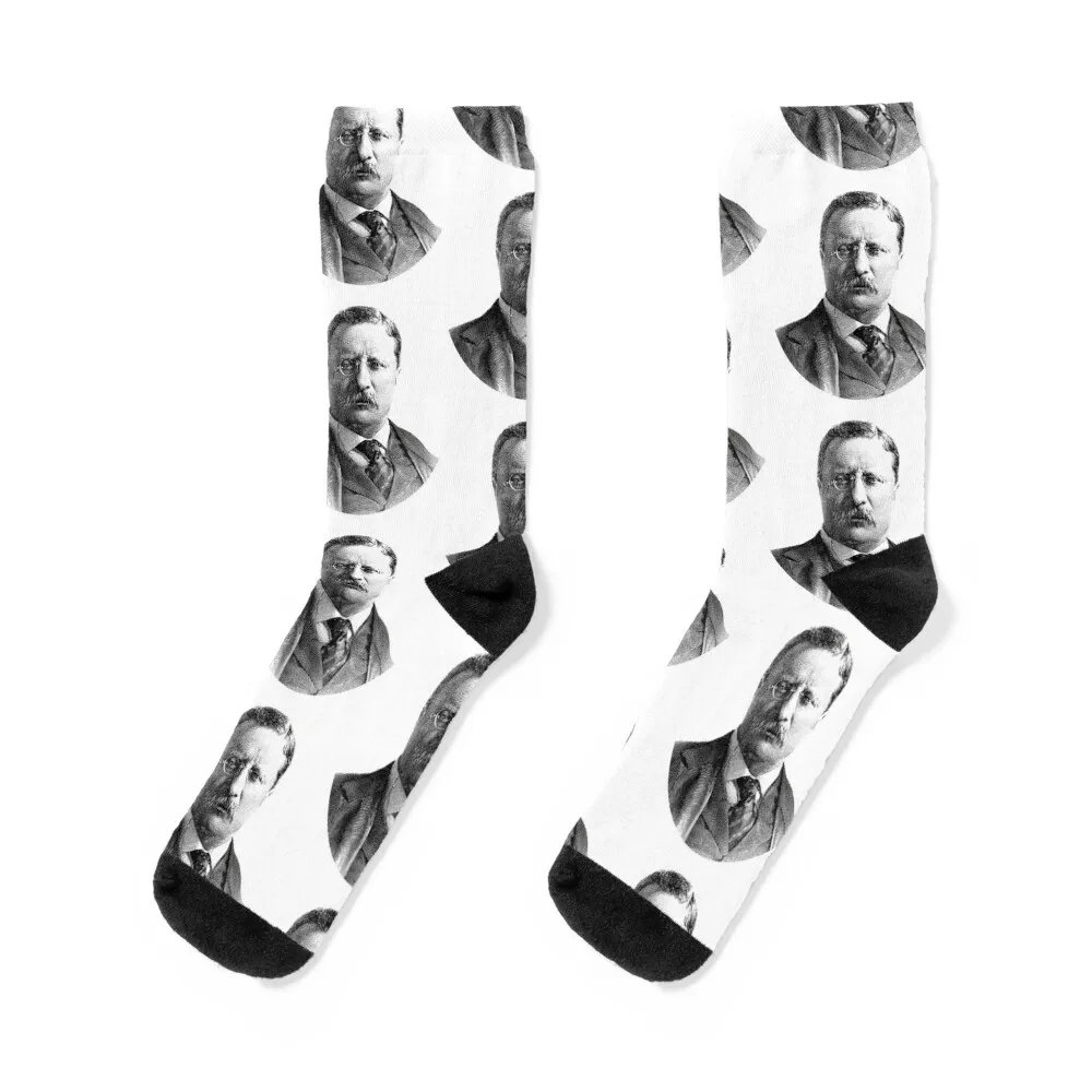 

President Theodore Roosevelt Graphic Socks Toe sports gifts man custom sports Men Socks Women's