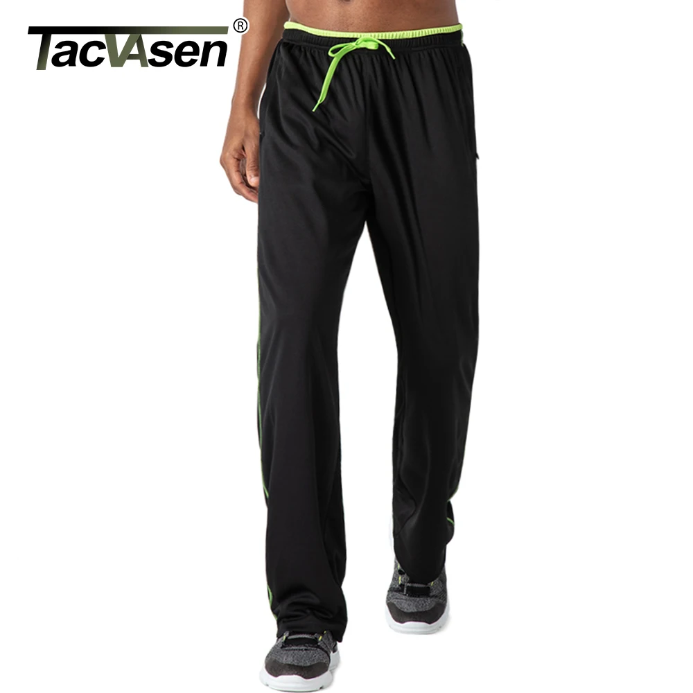 TACVASEN Breathable Mesh Sportswear Pants Men's Casual Trousers Elastic Waist Running Joggers Hiking Mountain Loose Fit | Мужская