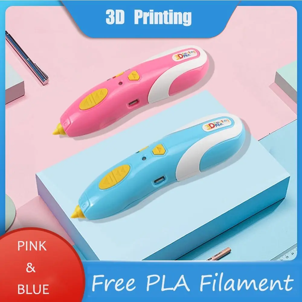 새로운 재미 있는 어린이 필라멘트 매직 DIY 3D 펜, 3D 인쇄 펜 교육 드로잉 완구