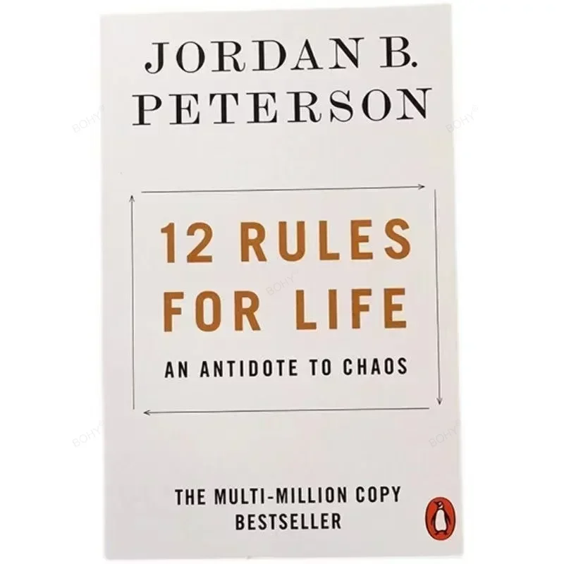 

12 Rules for Life:An Antidote To Chaos By Jordan B. Peterson English Reading Books