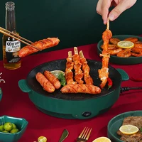 220V Multifunctional Electric Baking Tray Koekenpan Niet-Plakkerige Grill Geroosterde Pan Fornuis Barbecue Keuken Tool 1