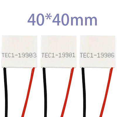 Dissipador de Calor de Peltier Thermo Refrigerador Elétrico Semicondutor Módulo de Placa de Refrigeração 40*40 mm 24v Tec119901 19902 19903 19904 19905 19906 do