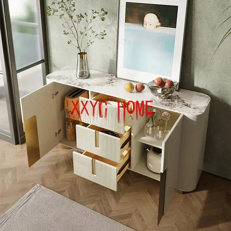 Modern Minimalist Sideboard et Slate Cupboard Entrance Hall Console Table Kitchen Coffee Tables Aparador Kitchen Furniture