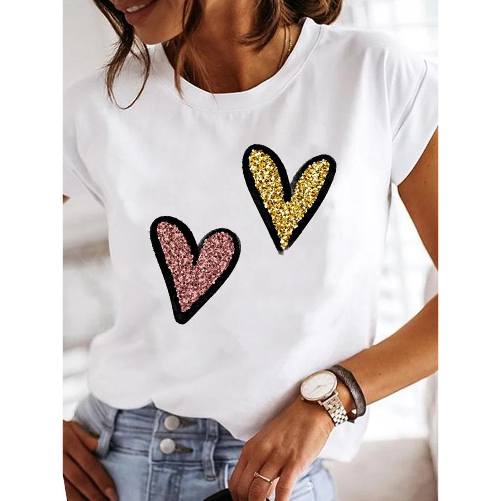 Camiseta De Manga Corta De Color Sólido Para Mujer, Camiseta De Verano Con Cuello Redondo, Casual, Ajuste Holgado, Blusa Cómoda Y Suave, A01#Pink