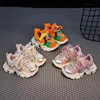 Students Sports Shoes Thick Soft Sole Boys Girls Running Shoes Colorful Fashion 2024 New Trend Children Sneakers Non-slip Casual 2