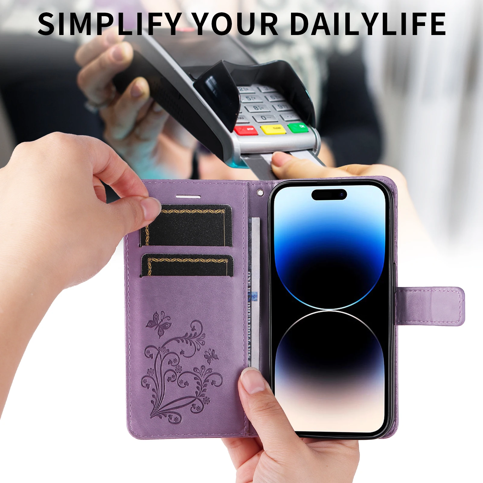 Magnetic Leather Wallet Phone Case Cover