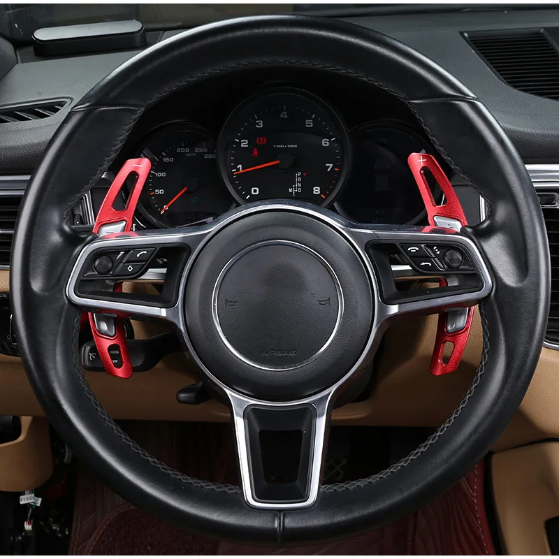 

Aluminum Alloy for Porsche Macan 718 Car Steering Wheel Paddle Shifter Lever Interior Accessories Car Shift Paddle