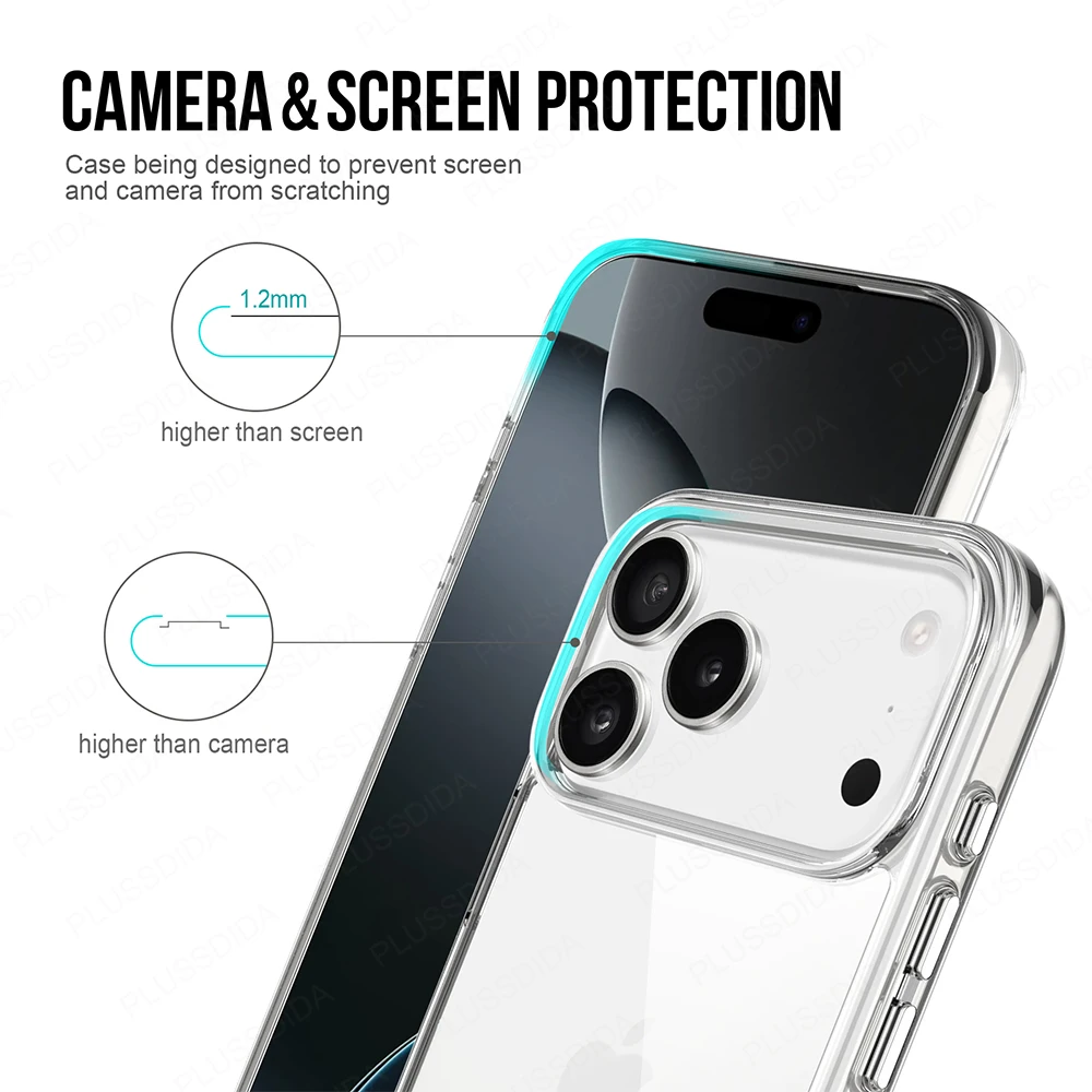 Original Beauty Transparent Acrylic Clear Phone Case Cover