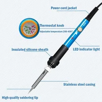 Justable Temperature Electric Soldering Iron 220V/110V 60W Electric Soldering Iron Set Welding Solder Repair Tool 2