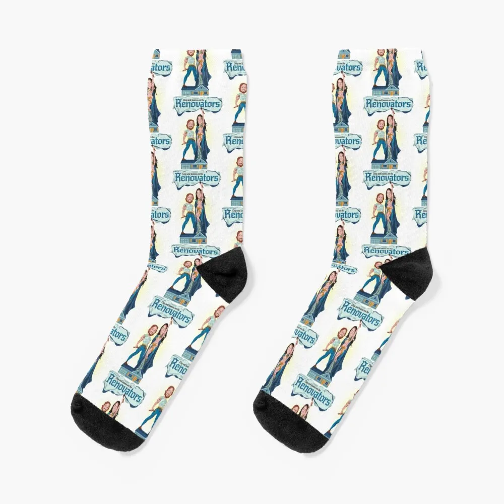 chip and joanna Socks christmas stocking Novelties Stockings aesthetic Socks For Men Women's