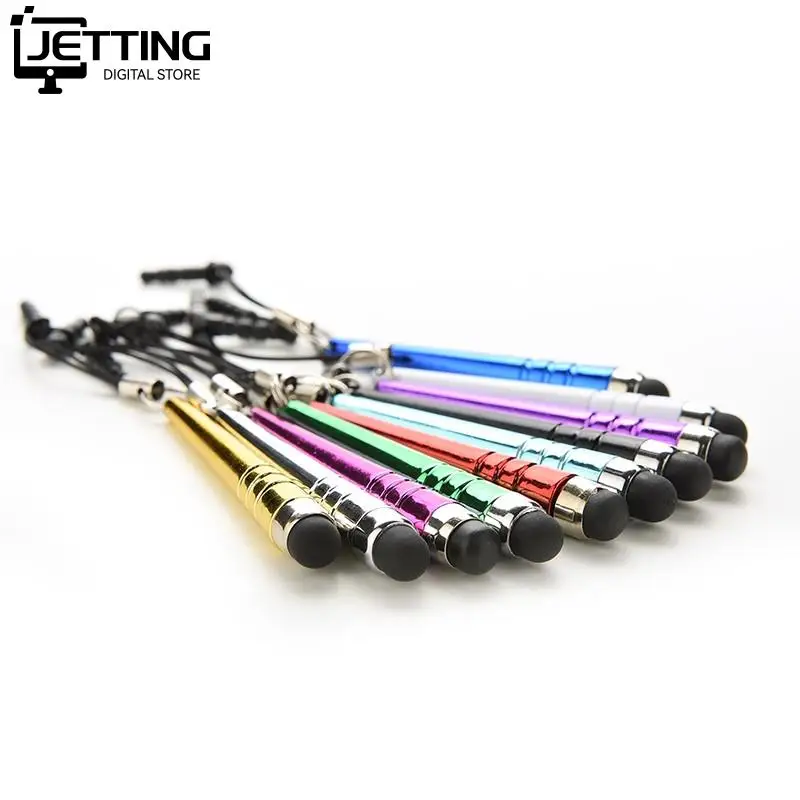 Universal Long Capacitive Screen Touch Pen Stylus for Smart Cell Phones Tablets Pens with Dust Plugs 10Pcs stylus pen touch screen stylus