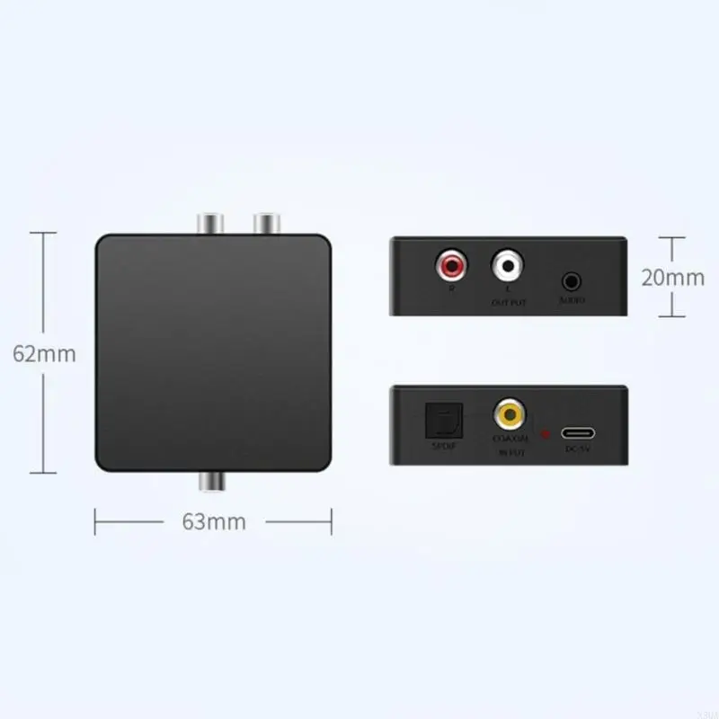 New High Performances Digital to Analog Audios Converter Adapter with Advanced Noise Reductions for Clearly Sound Output