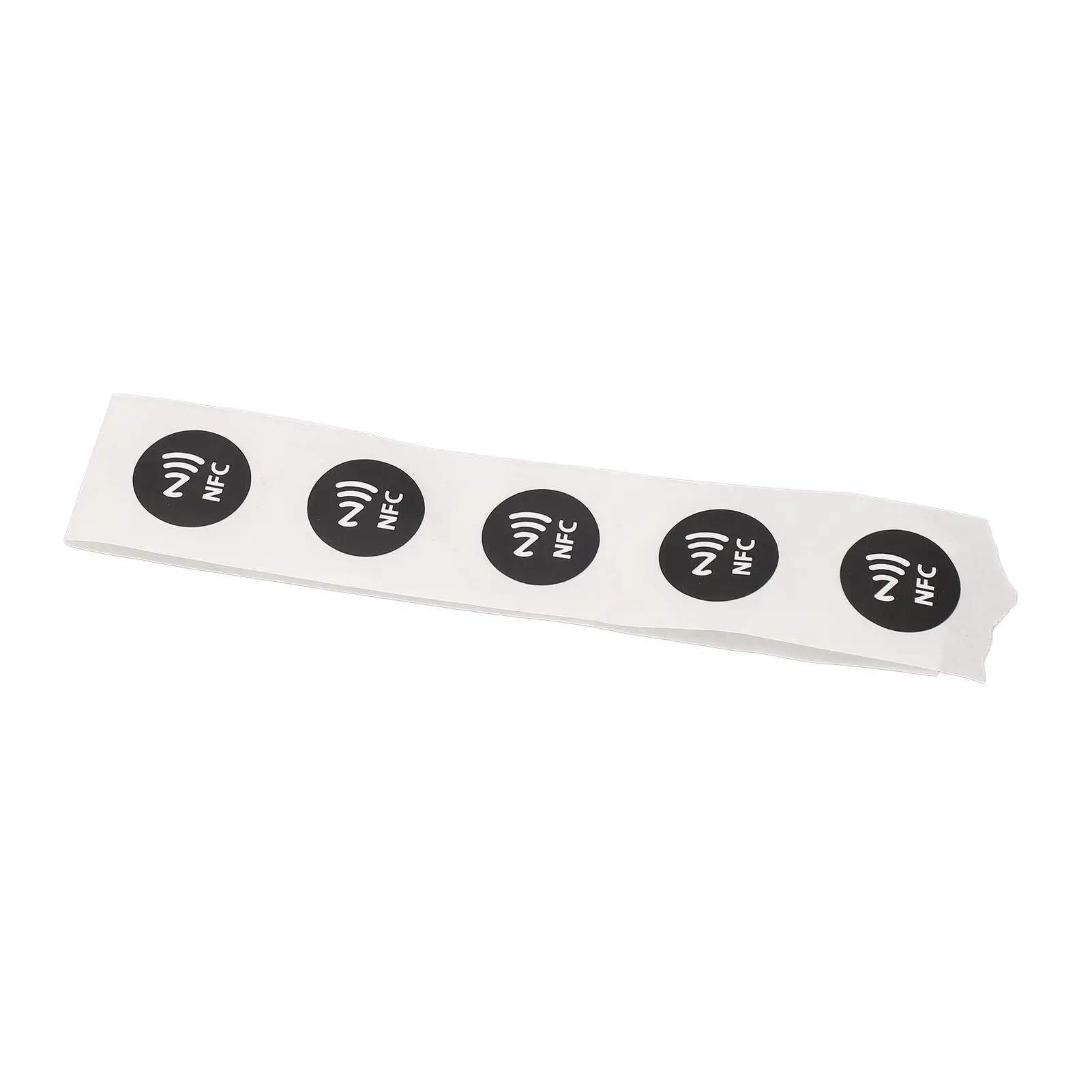 504 Bytes NFC Programmable PVC Stickers-Glossy, Non-Toxic, Wear-Resistant, for read -Only for text