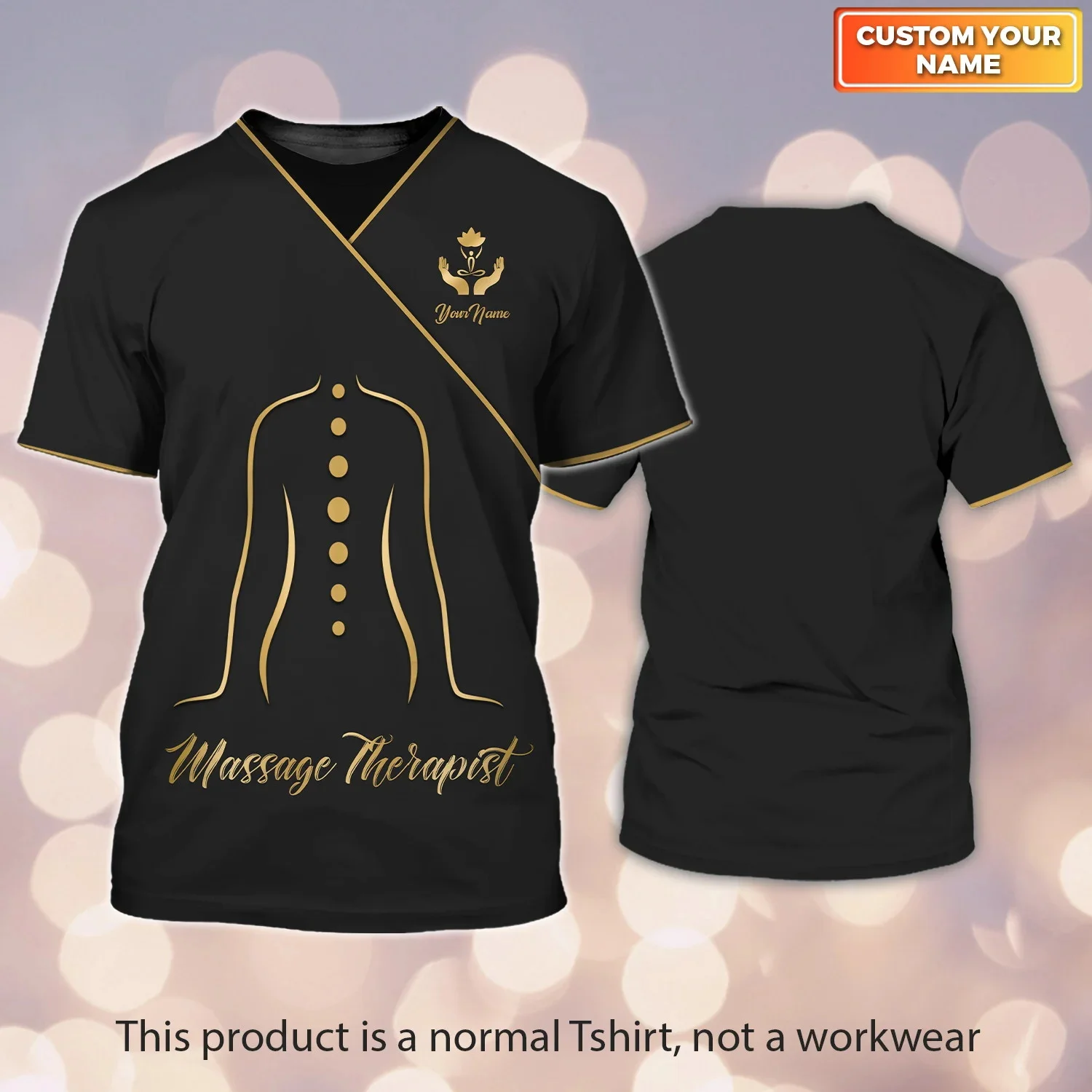 2023 neueste Sommer männer T-shirt Massage Therapeut Personalisierte 3D Gedruckt Unisex Casual t-shirt Massage Therapie Uniform DW168 – Detail 21