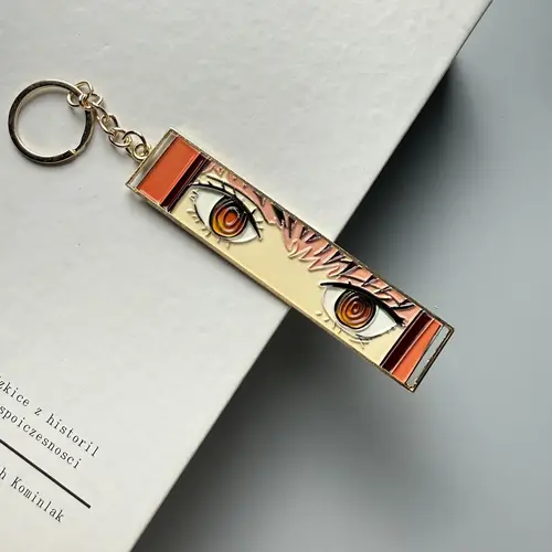 Anime Metal Hollow Out Keychains Bookmark Cute Jet Manga Fashion Bag Key Tag Jewelry Accessory Key Ring Holder Gift Anime - Image 39