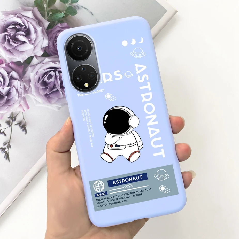 Cute Astronauts Cartoon Soft TPU Phone Case Cover
