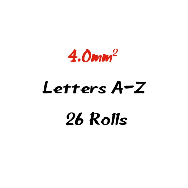 4mm A-Z