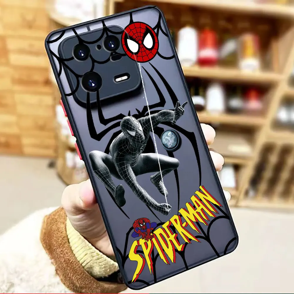 thumbnail image 1 of Funda mate para Xiaomi 13 12 12S 12T 11 11T 10 10T 10S 9 8 6X 5X PRO LITE 5G Funda Coque Capa Shell genial Marvel'S Spider-Man, 1 of 5