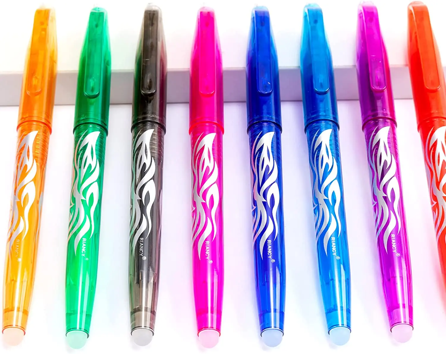 Stylos effaçables à bille roulante multicolore, pointe extra fine, écriture  lisse, 0.5mm, pour bureau et école - AliExpress