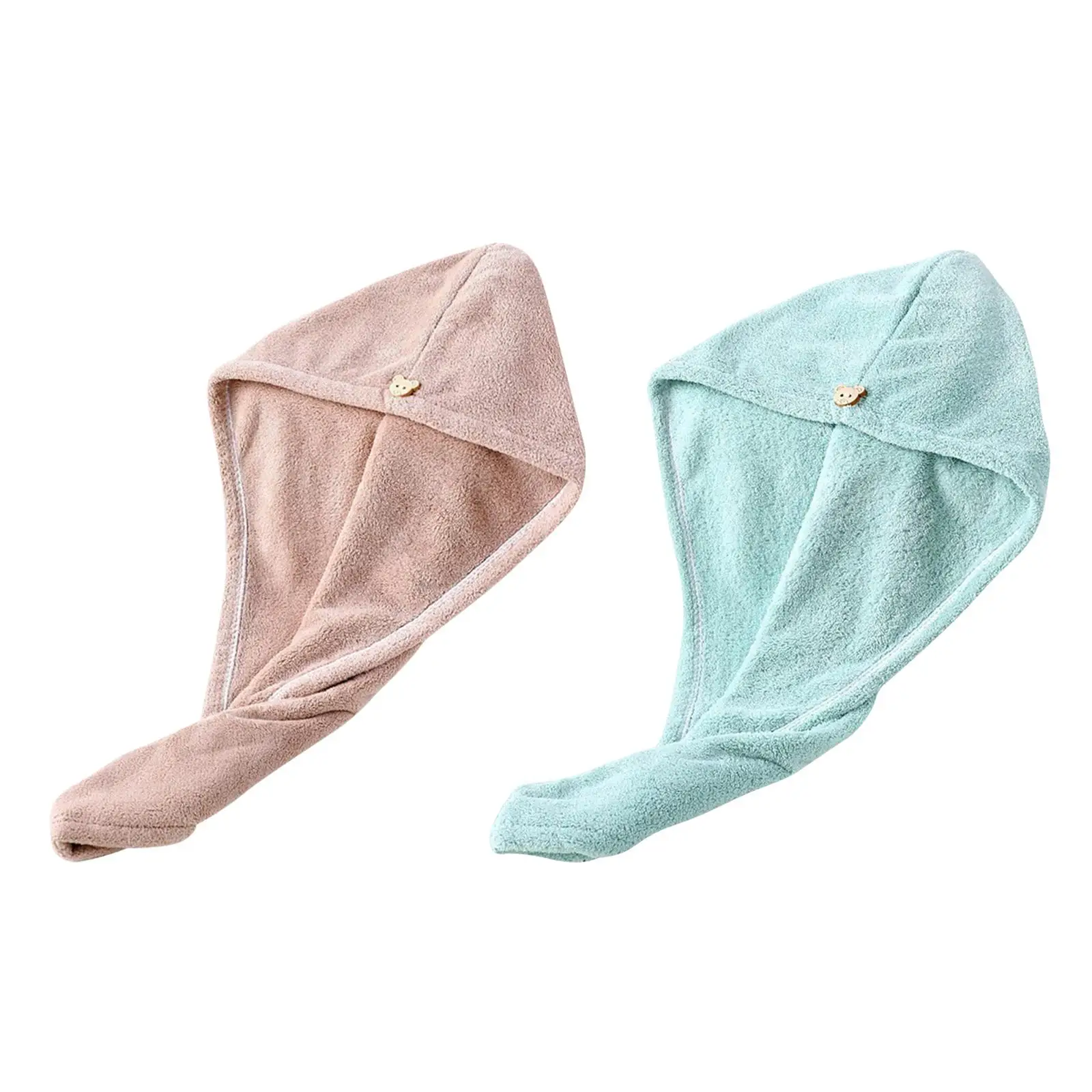 

Hair Drying Towel, Hooded Towel Hat, Hair Drying Wrap, Fast Drying Absorption for SPA, Home, Swimming, Bath, Beach