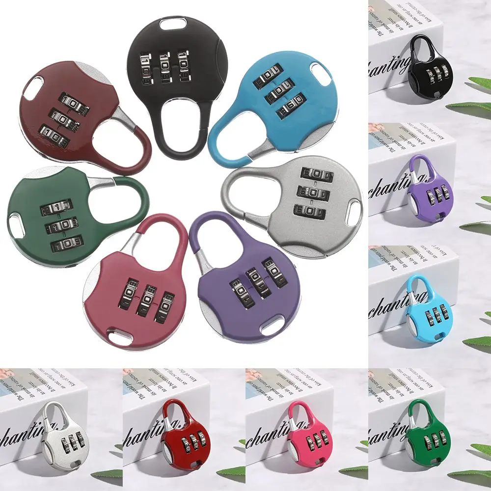 

1pcs Mini Metal Luggage Travel Suitcase Diary Protector Combination Code Padlock Password Lock 3 Digit Dial Security Tool