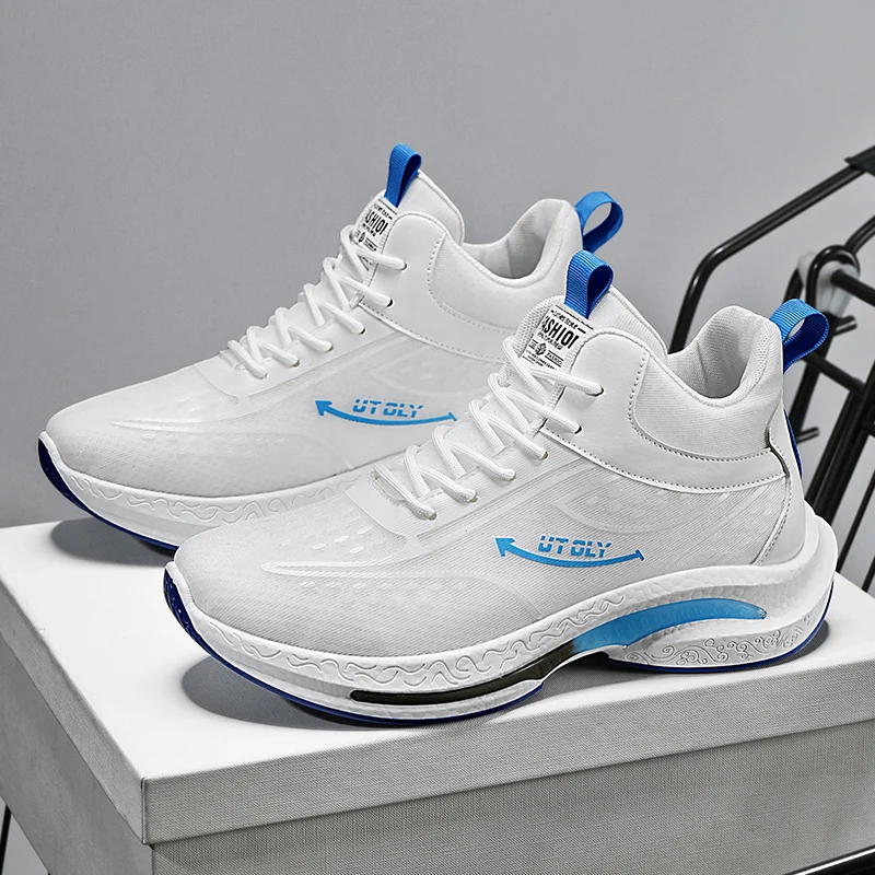 Scarpe Da Basket Uomo - Traspiranti, Antiscivolo, Con Ammortizzazione EVA, Per Allenamento - Foto 5