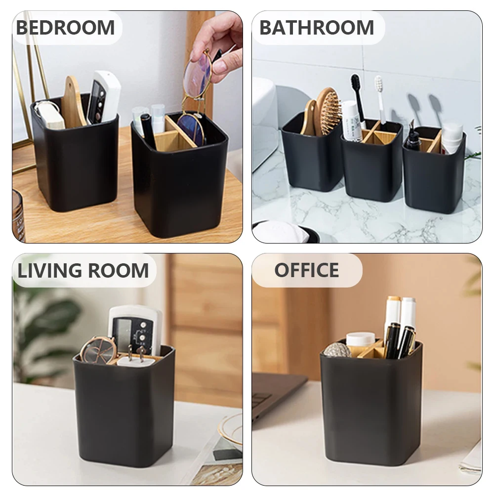 Toothbrush Holder Toothpaste Toothbrush Stand Plastic Storage Box Bathroom Accessories For Bathroom