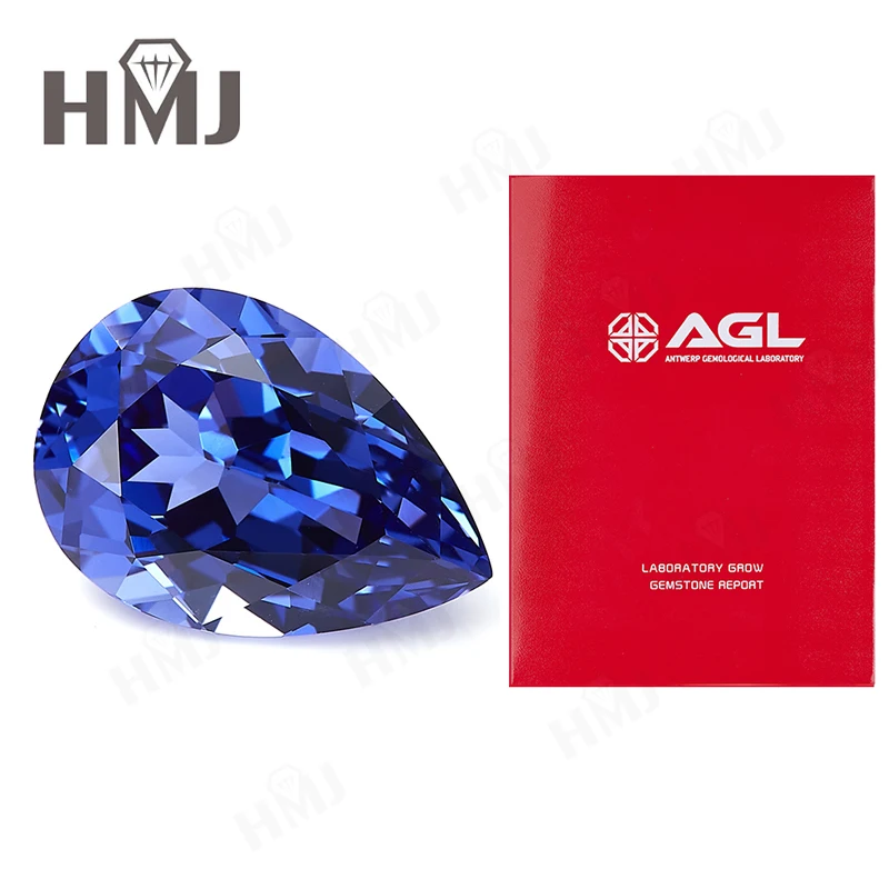 AGL-zertifizierter, im Labor gezüchteter Saphir, 0,1–11 Karat, in den Schliffen Prinzessin/Rund/Oval/Asscher/Kissen/Herz/Smaragd/Birne, für die Herstellung von Schmuck im DIY-Stil. – Detail 12
