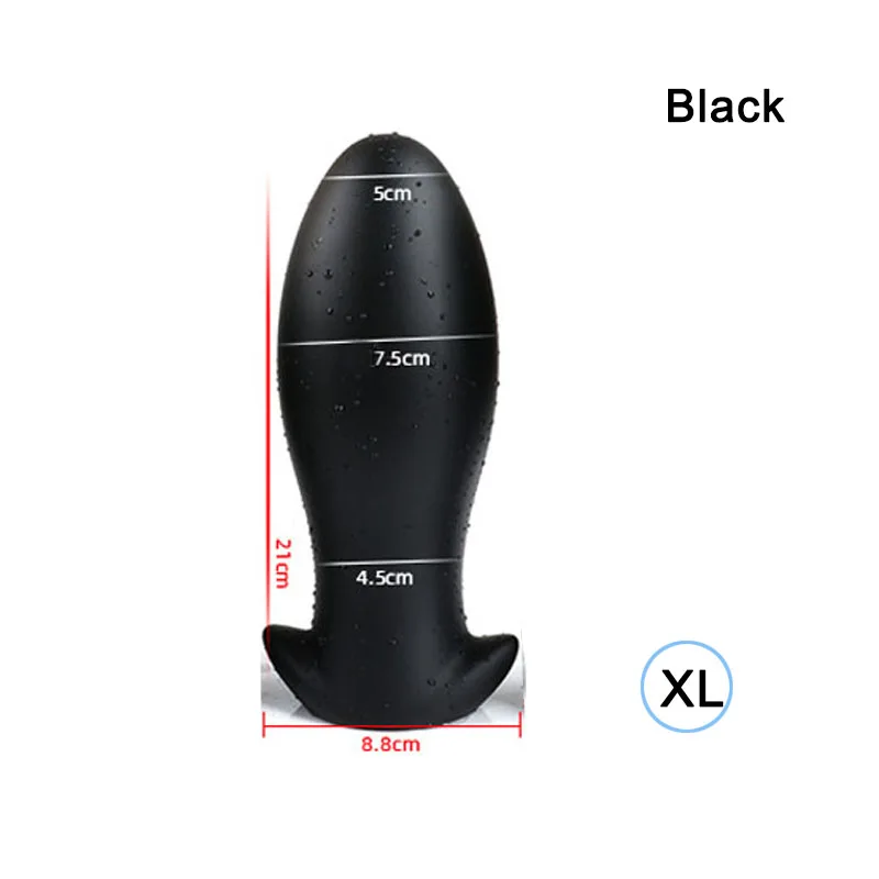 Wearable Soft Comfortable Unisex Large Dragon Egg Anal Plug