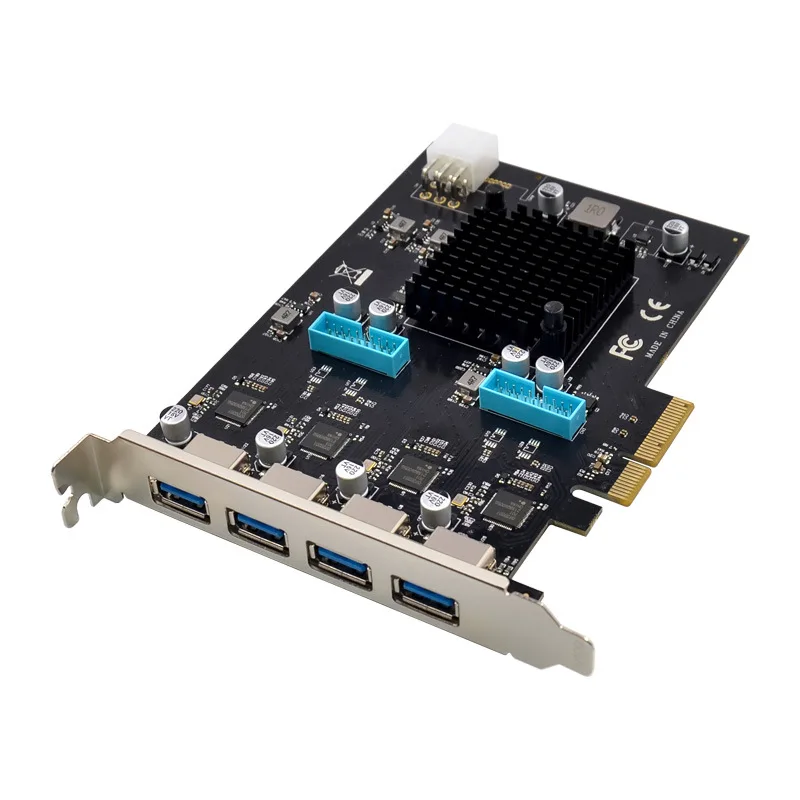 PCIe X4 내장형 8포트 USB3.0 5G 산업용 카메라 캡처 카드 (PC 데스크탑용) 재고 있음