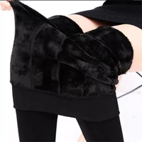 Winter Leggings For Women Warm Leggins Solid Color Velvet Leggins High Waist Leggings Stretchy Leggings dropshipping - Image 6